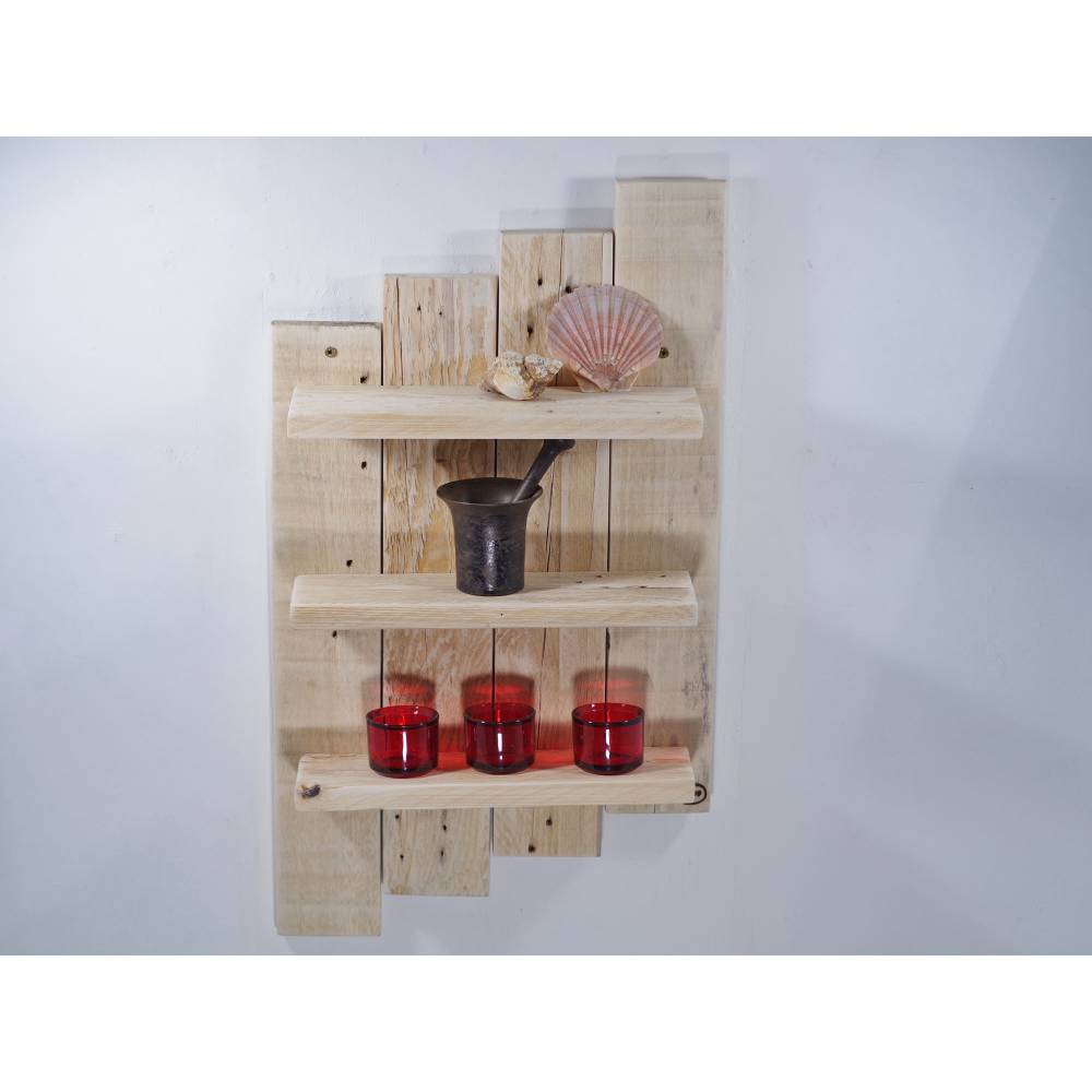 Wandregal aus Palette, Wohndeko, Wandschmuck, Palettenmöbel, einzigartig, Holz, Wohndeko, Holzregal, Palettenholz Regal, Bild 3
