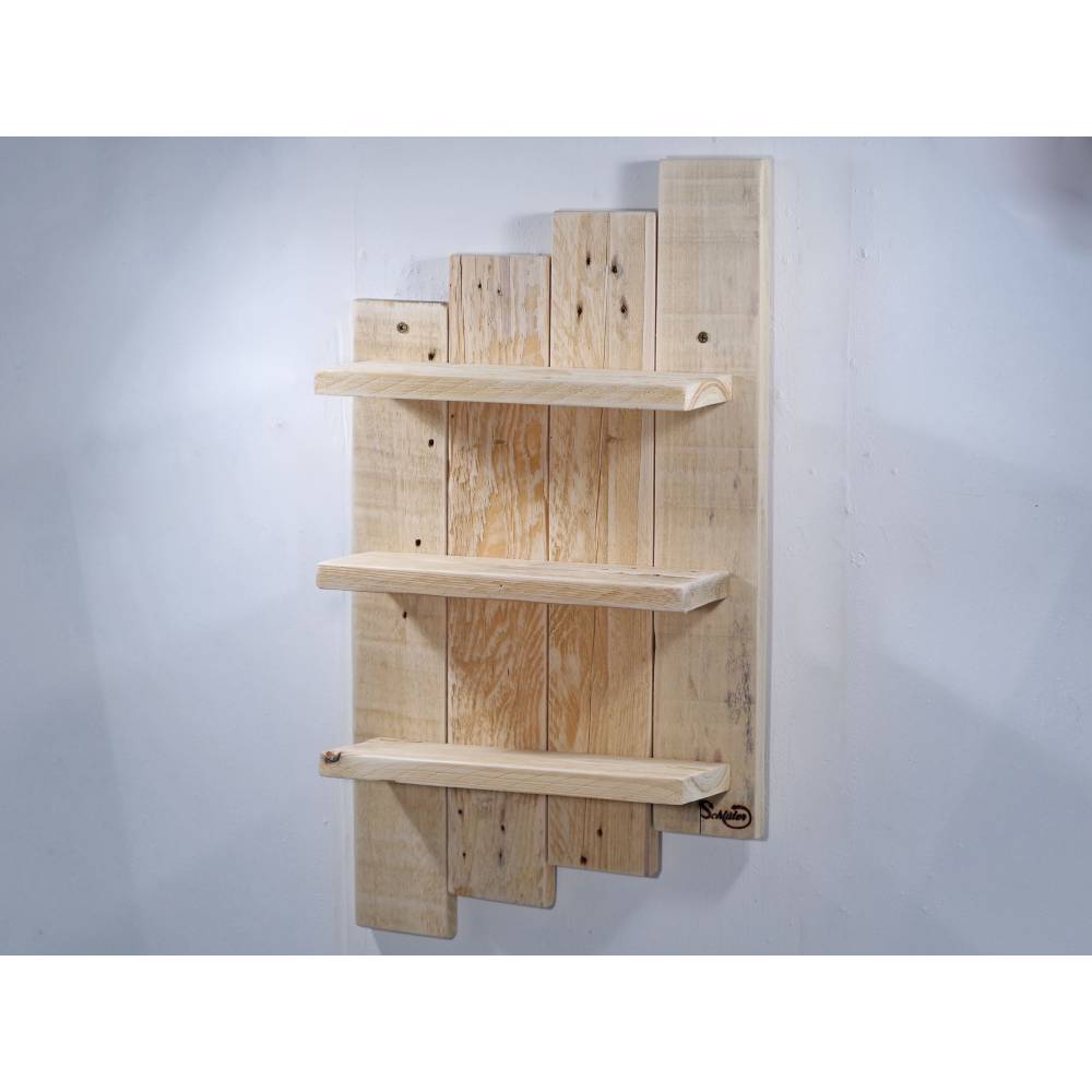 Wandregal aus Palette, Wohndeko, Wandschmuck, Palettenmöbel, einzigartig, Holz, Wohndeko, Holzregal, Palettenholz Regal, Bild 8