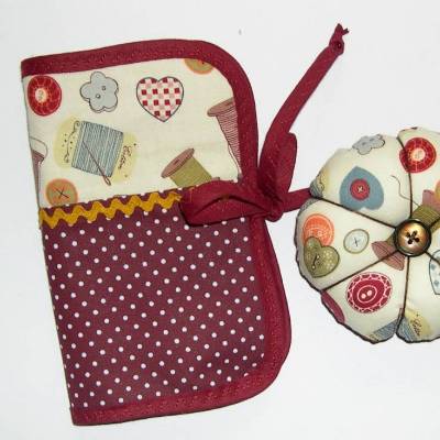 Set Arm-Nadelkissen mit Nadelheft, Nadelbuch, Nadelkissen Handgelenk, Nadel-Kissen, Handgelenk-Nadelkissen, Nadelkissen