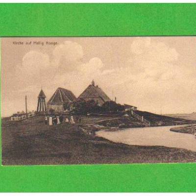 AK - Ansichtskarte - Kirche auf Hallig Hooge - ungelaufen