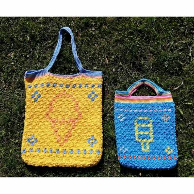 Anleitung Tasche mit Eis Borsalato häkeln