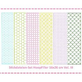 Stickdateien Set HoopFiller 16x26 Vol. III