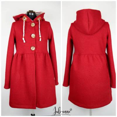 Damen Walk Mantel "Jumi" Rot