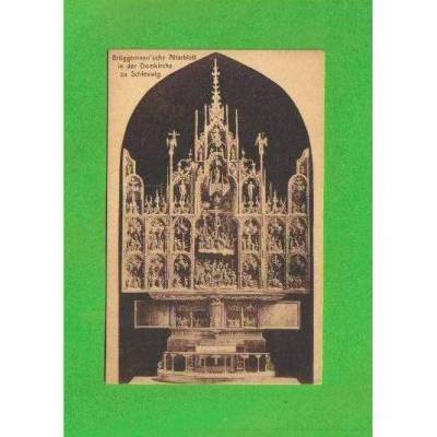 Ansichtskarte - Schleswig - Brüggeman´sche Altarblatt in der Domkirche - ungelaufen