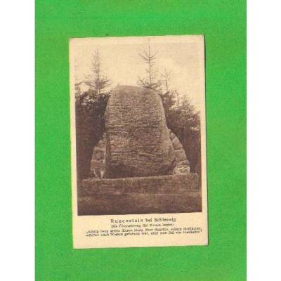 Ansichtskarte - Runenstein bei Schleswig ca. 1910 - ungelaufen