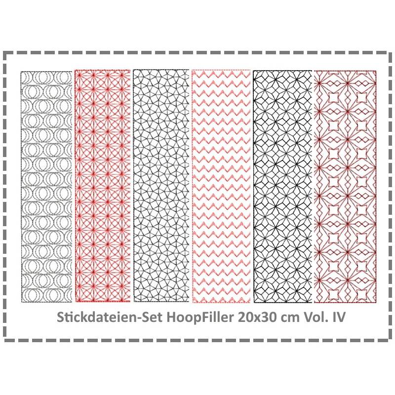 Stickdateien Set HoopFiller 20x30 Vol. IV Bild 1