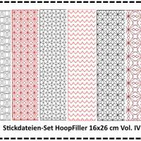 Stickdateien Set HoopFiller 16x26 Vol. IV