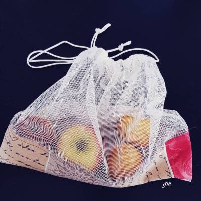 Wiederverwendbarer Obstbeutel & Kartoffelnetz – Umweltfreundlicher Stoffbeutel für Obst, Gemüse & Vorrat