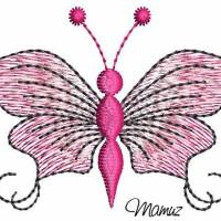 *  wunderschöner Schmetterling mit Sprüche  *  sechs Dateien