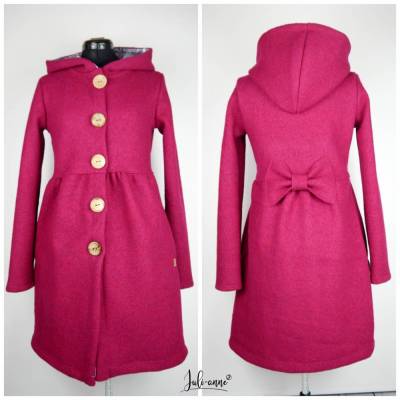 Damen Walk Mantel "Jumi" Himbeer - Pink