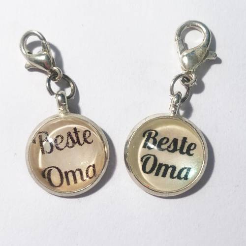 Beste Oma Mini Charme Anhänger