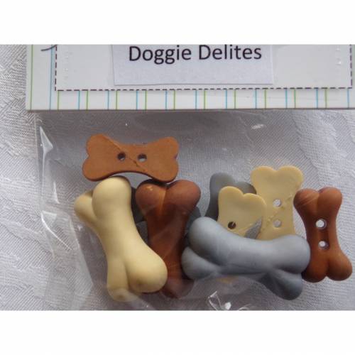 Buttons Galore Knöpfe Knochen - Hunde (1 Pck.)   Doggie Delites