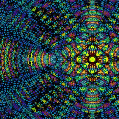 Zart scheinende Energieteilchen - Digital-ART - Kunstwerk limitiert auf 10 - Design  Ulrike Kröll