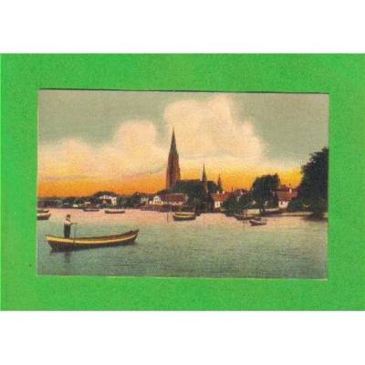 Ansichtskarte - Schleswig - Dom vom Kloster aus gesehen - coloriert - ungelaufen 