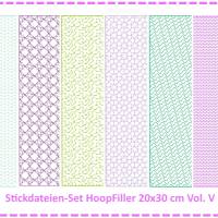 Stickdateien Set HoopFiller 20x30 Vol. V