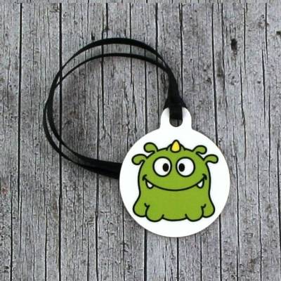 ABVERKAUF /// Anhänger **MonstAAA16** von ZWEIFARBIG 3,2cm Glücksbringer Schlüsselanhänger Geschenk Einschulung