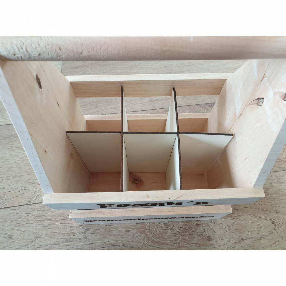 Weinträger, Männerhandtasche, Geschenk, Biertrinker, Flaschenträger Bild 2