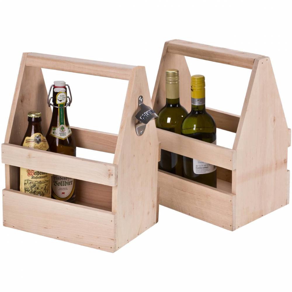 Weinträger, Männerhandtasche, Geschenk, Biertrinker, Flaschenträger Bild 4