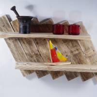 Holzregal, Wandregal, Regal, Regal für Vasen, Palettenmöbel, Wandregal aus Palette, Holz, wohnen, deko
