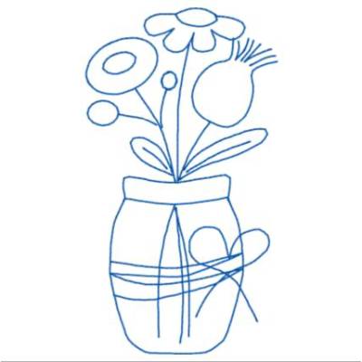 Stickdatei "Blumenstrauß"