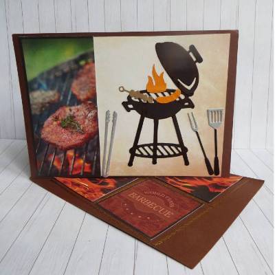 Grußkarte, Gutscheinkarte Grill, Vatertag