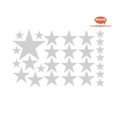 Wandtattoo-Set: Sterne - 28 teilig