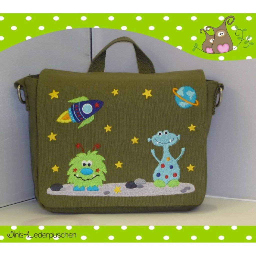 Stickdatei Im Weltall 13x18 cm Bild 2