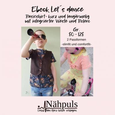 Ebook Kindershirts Ebook Kindershirts Let`s dance Gr. 80 bis 128