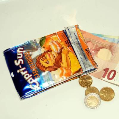 Upcycling Portemonnaie Capri Sun Safarie