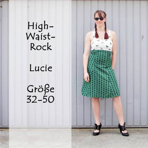 eBook High-Waist-Rock/Kleid Lucie Gr. 32-50