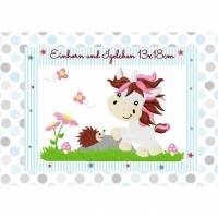 Stickdatei Einhorn und Igelchen 13x18cm