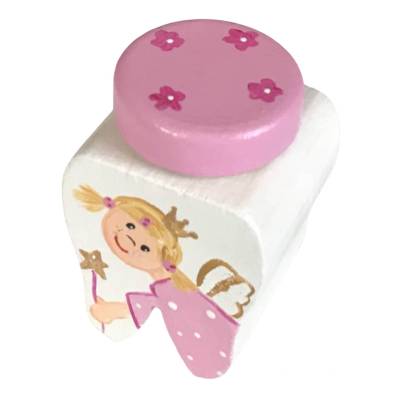 Milchzahndose Zahndose Zahnfee weiß rosa 