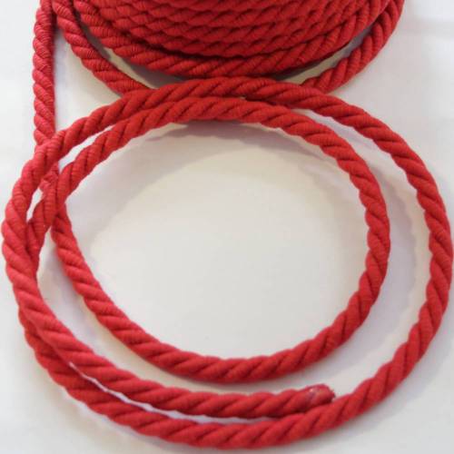 Kordel, rot, 8mm von Staghorn