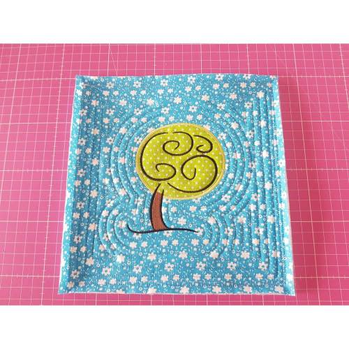 Stickdatei Quiltblock Baum 20x20