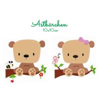 Stickdatei Astbärchen 10x10cm