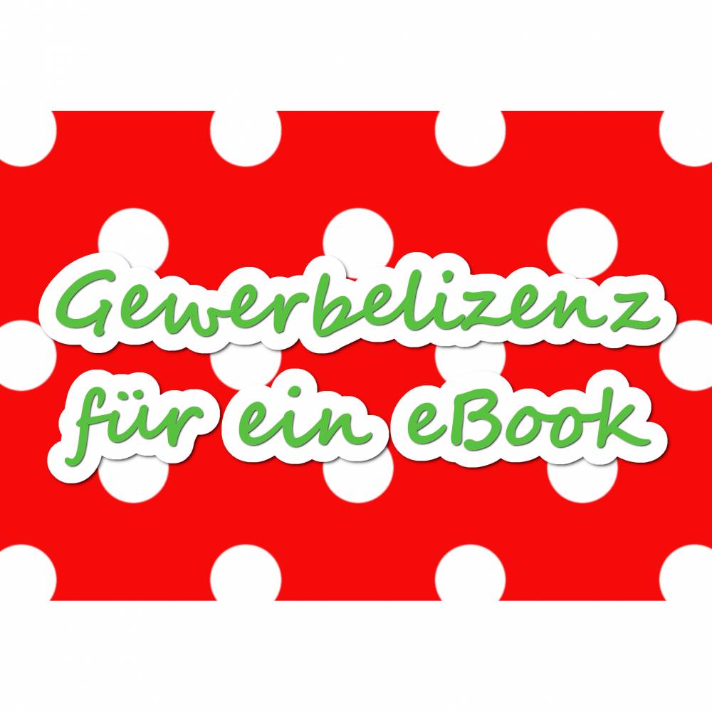 Gewerbelizenz für 1 eBook Bild 1
