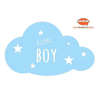 Wandtattoo: Wolke - Little Boy | Wandaufkleber & Türaufkleber 