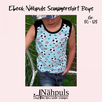 Ebook Nähpuls Sommershirt Boys Gr. 80 bis 128