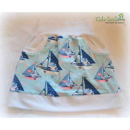 Rock mit Taschen "Fuchs im Boot"