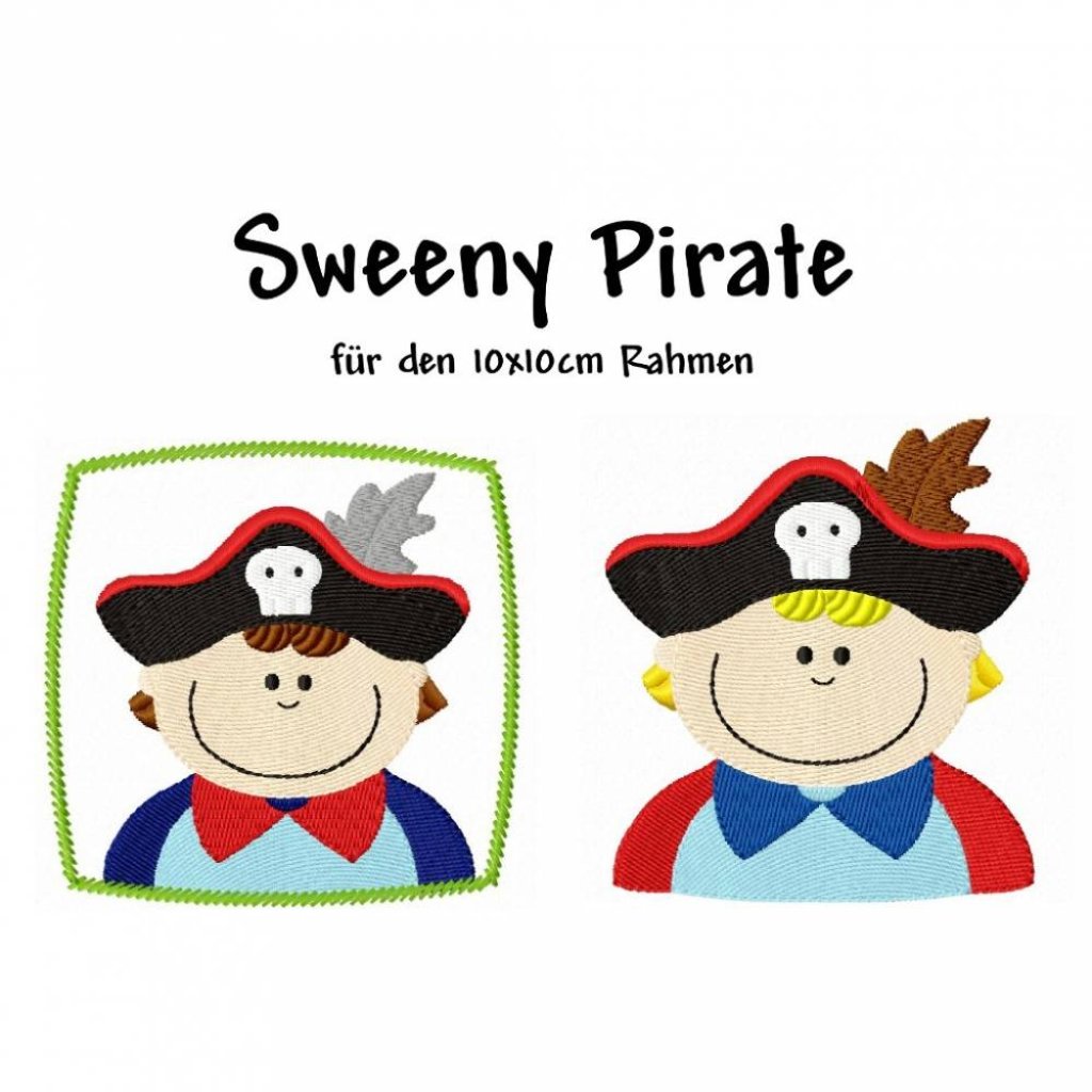 Sweeny Pirat 10x10cm Bild 1