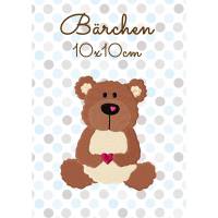 Stickdatei Bär sitzend 10x10cm