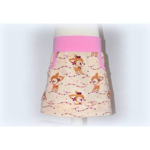 Rock mit Taschen "Rehkitz"