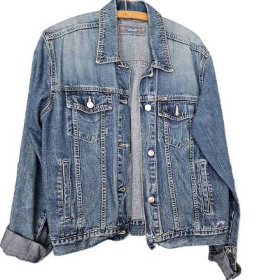 vintage Jeansjacke Damen von blind date,  geknöpft, Größe XL