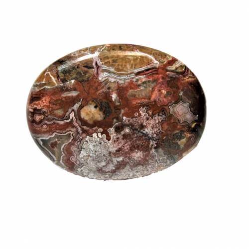 Ring mit 40 x 32 Millimeter großem Jaspis Stein in weinrot grau beige crazy lace boho Geschenk großer statementschmuck 