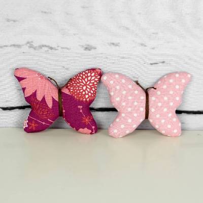 2er Set Schmetterlinge zum Aufhängen ~ Frühlingsdeko | Geschenkidee