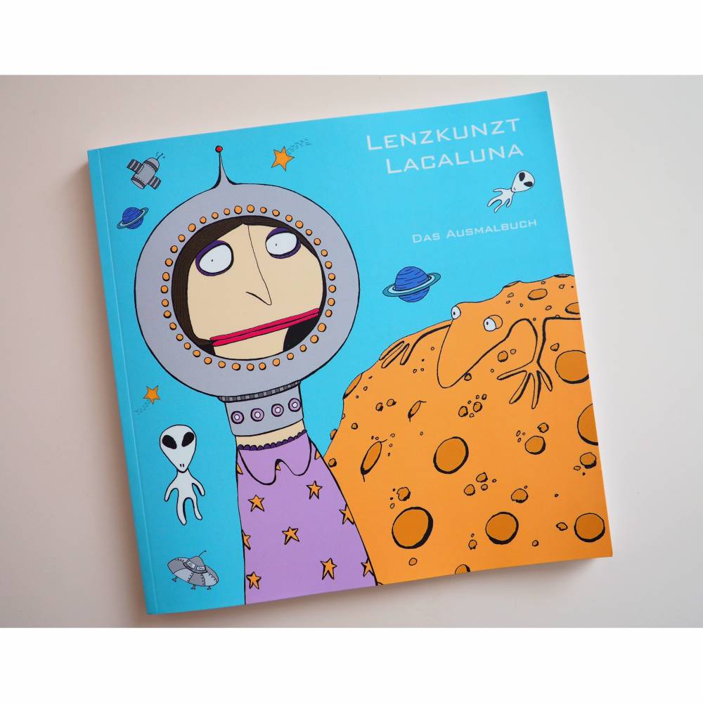 Lenzkunzt Lacaluna Das Ausmalbuch, Malbuch, Coloring Book, Zeichnen, Ausmalen, Frösche und Frauen Bild 1