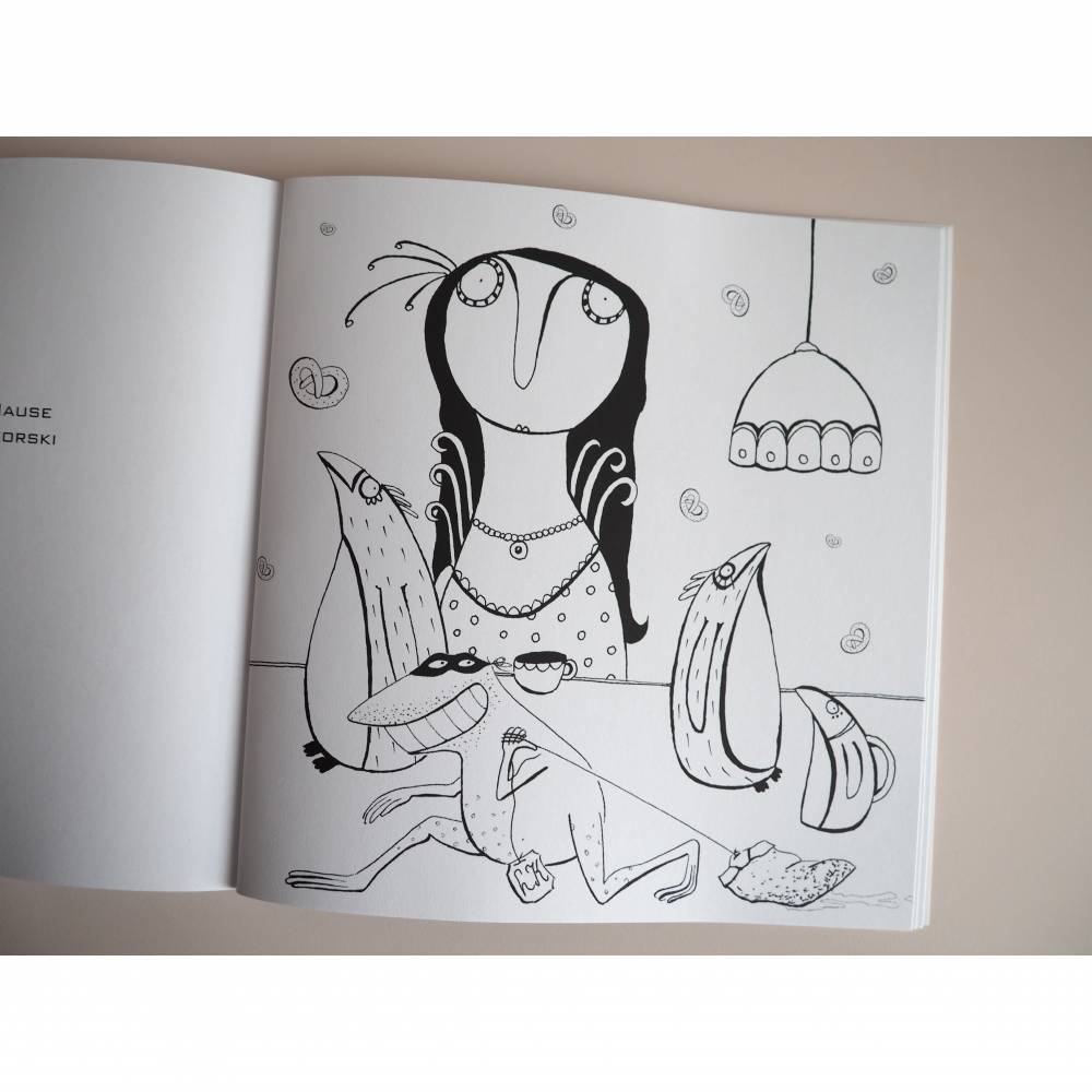 Lenzkunzt Lacaluna Das Ausmalbuch, Malbuch, Coloring Book, Zeichnen, Ausmalen, Frösche und Frauen Bild 10