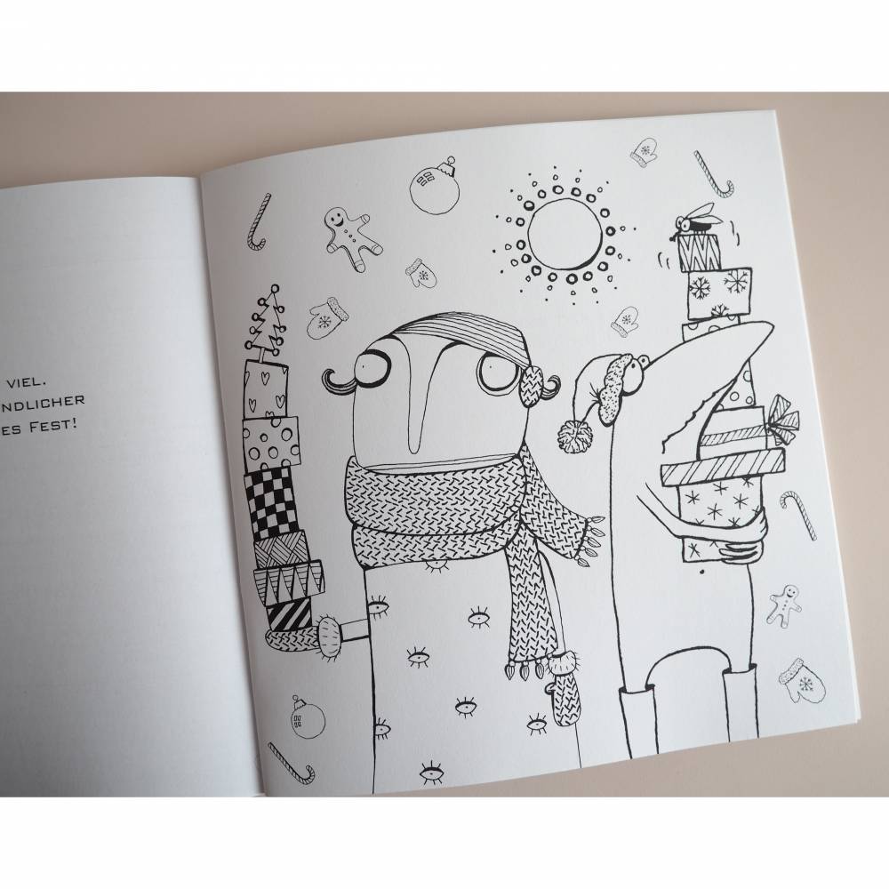 Lenzkunzt Lacaluna Das Ausmalbuch, Malbuch, Coloring Book, Zeichnen, Ausmalen, Frösche und Frauen Bild 7
