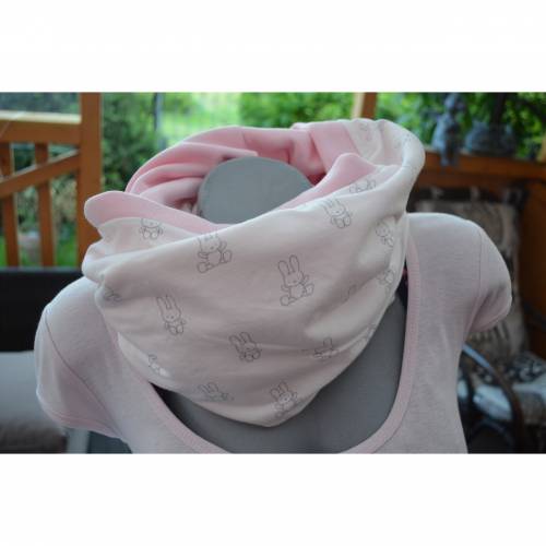 Schlauchschal Loop Loopschal Wickelschal Häschen Hase