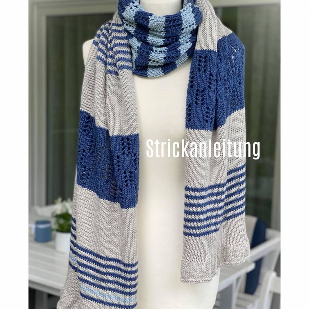 Strickanleitung Lizas Tuch Bretagne Bild 1